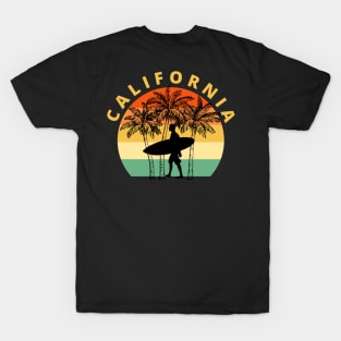 California Surf Retro Vintage T-Shirt